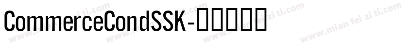 CommerceCondSSK字体转换