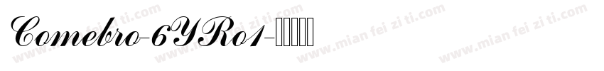 Comebro-6YRo1字体转换