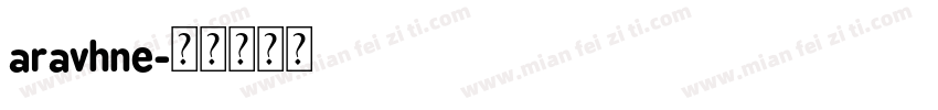 aravhne字体转换