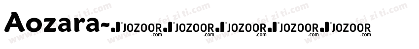 Aozara字体转换