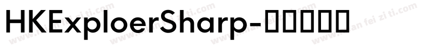 HKExploerSharp字体转换
