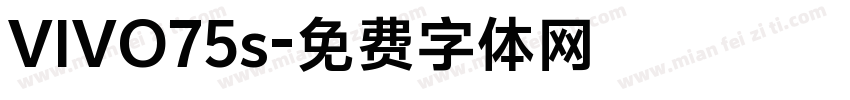 VIVO75s字体转换