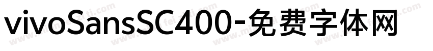 vivoSansSC400字体转换