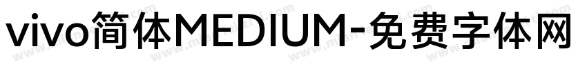 vivo简体MEDIUM字体转换