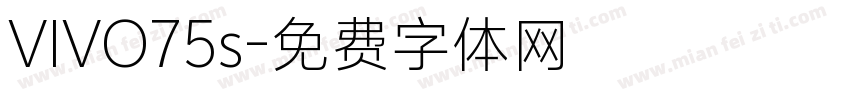 VIVO75s字体转换