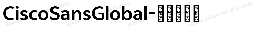 CiscoSansGlobal字体转换