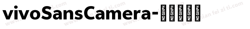 vivoSansCamera字体转换