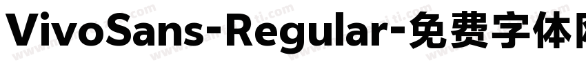 VivoSans-Regular字体转换