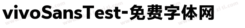vivoSansTest字体转换