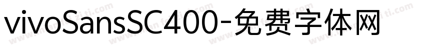vivoSansSC400字体转换