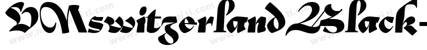 VNswitzerlandBlack字体转换