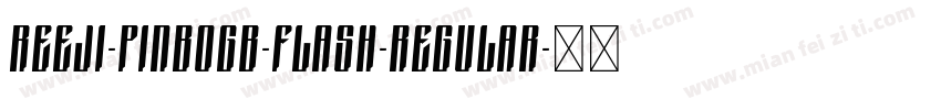 REEJI-PinboGB-Flash-Regular字体转换