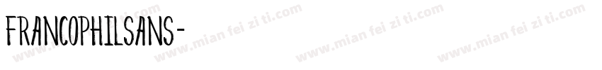 FrancophilSans字体转换