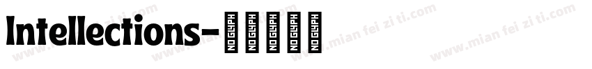 Intellections字体转换