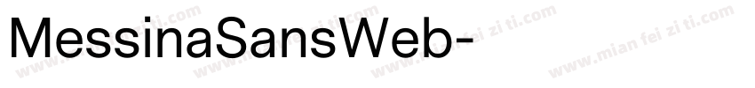 MessinaSansWeb字体转换