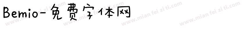 Bemio字体转换