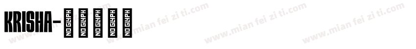 Krisha字体转换