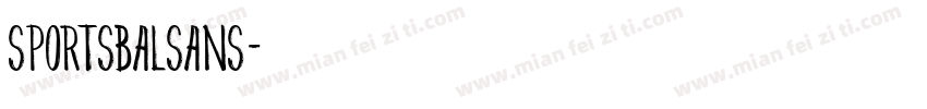 SportsbalSans字体转换