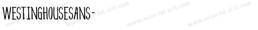 WestinghouseSans字体转换