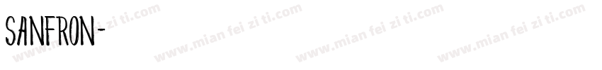 sanfron字体转换