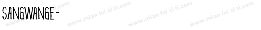 sangwange字体转换