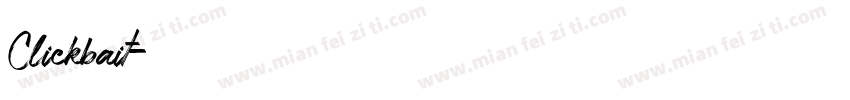 Clickbait字体转换