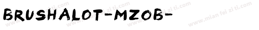 Brushalot-MzOB字体转换