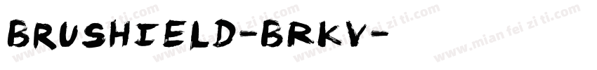 Brushield-BRKV字体转换