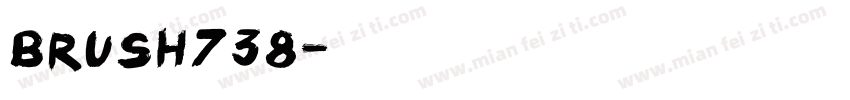 brush738字体转换