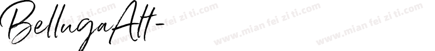 BellugaAlt字体转换