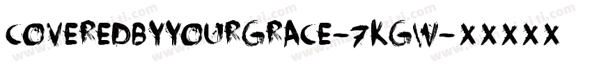 CoveredByYourGrace-7KGw字体转换