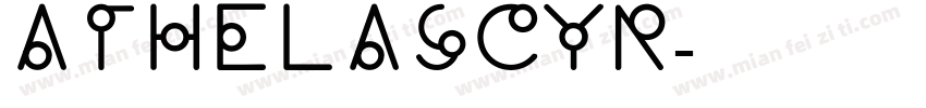 AthelasCYR字体转换