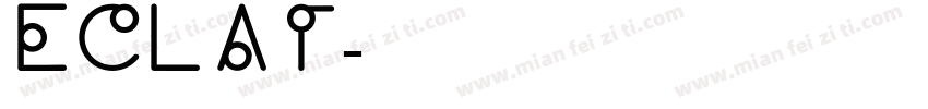 Eclat字体转换
