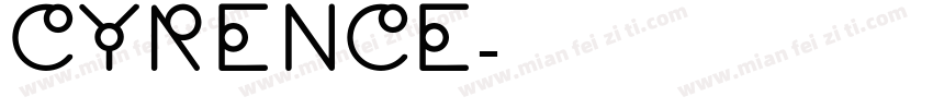cyrence字体转换