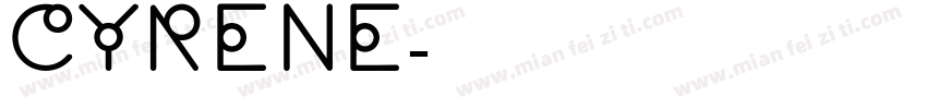 cyrene字体转换