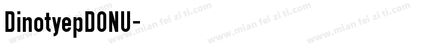 DinotyepDONU字体转换