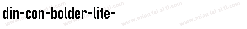 din-con-bolder-lite字体转换