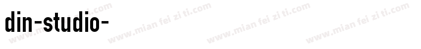 din-studio字体转换