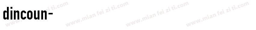 dincoun字体转换