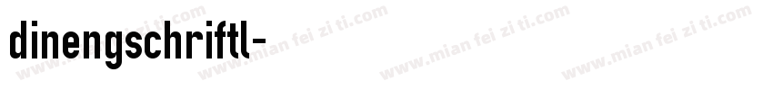 dinengschriftl字体转换