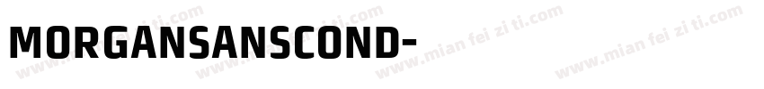 MorganSansCond字体转换