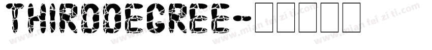 ThirdDegree字体转换