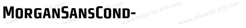 MorganSansCond字体转换