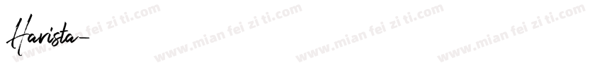 Harista字体转换