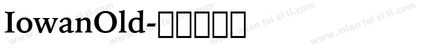 IowanOld字体转换