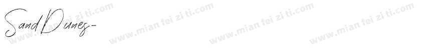 SandDunes字体转换