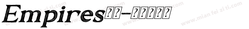 Empires字体字体转换