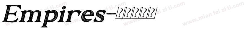 Empires字体转换