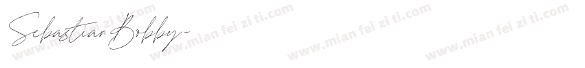 SebastianBobby字体转换