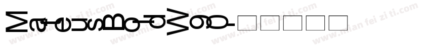 MateusBoldW90字体转换